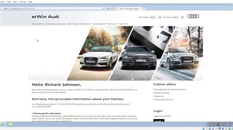 ewin login|erwin portal audi.